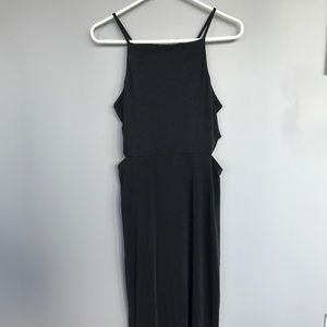 Topshop Maxi Cotton cut out tank dress